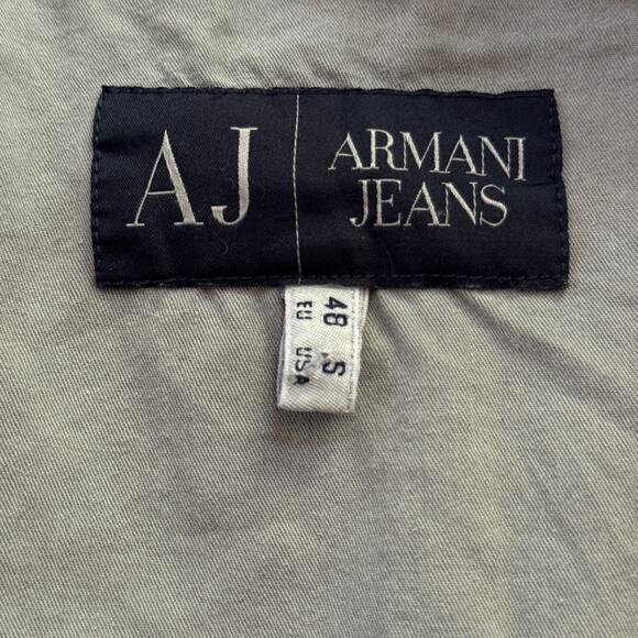 Armani Jeans Men’s Linen Blazer Jacket EU 48 US Small Gray Casual AJ 81 - Picture 16 of 16